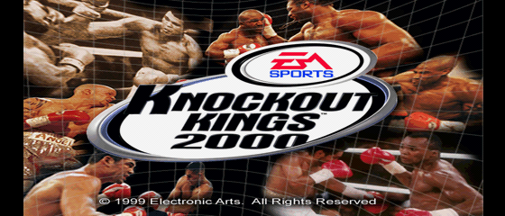 Knockout Kings 2000 Title Screen